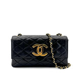 Vintage Deca Envelope Flap - Black Lambskin