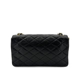 Vintage Deca Envelope Flap - Black Lambskin