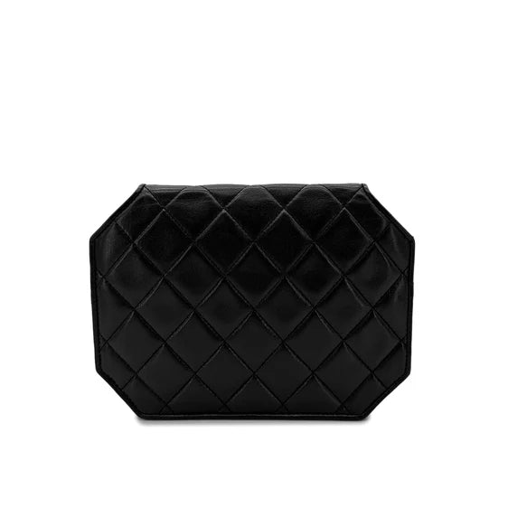 Vintage Octagon - Black Lambskin (Available at Luxe Levels)