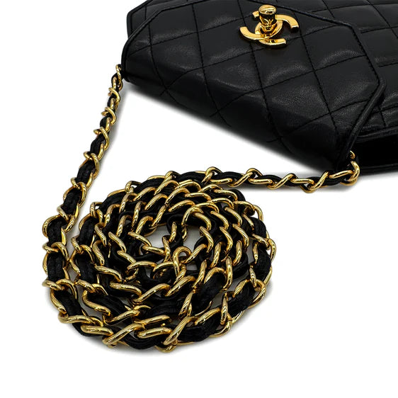 Vintage Octagon - Black Lambskin (Available at Luxe Levels)