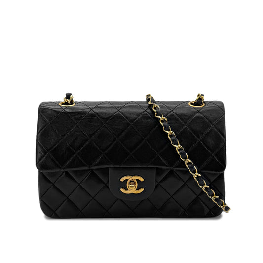 Vintage Small Classic Flap - Black Lambskin