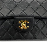 Vintage Small Classic Flap - Black Lambskin