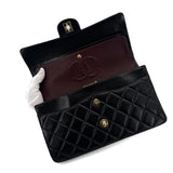 Vintage Medium Classic Flap - Black Lambskin