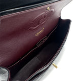 Vintage Medium Classic Flap - Black Lambskin