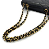 Vintage Chevron Envelope Bag - Black Lambskin