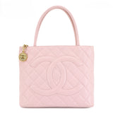 Vintage Medallion Tote - Pink Lambskin