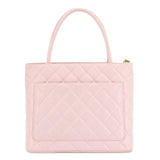Vintage Medallion Tote - Pink Lambskin