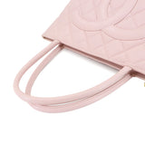 Vintage Medallion Tote - Pink Lambskin