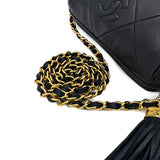 Vintage Mini Barrel - Navy Blue Lambskin