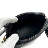 Vintage Mini Barrel - Navy Blue Lambskin