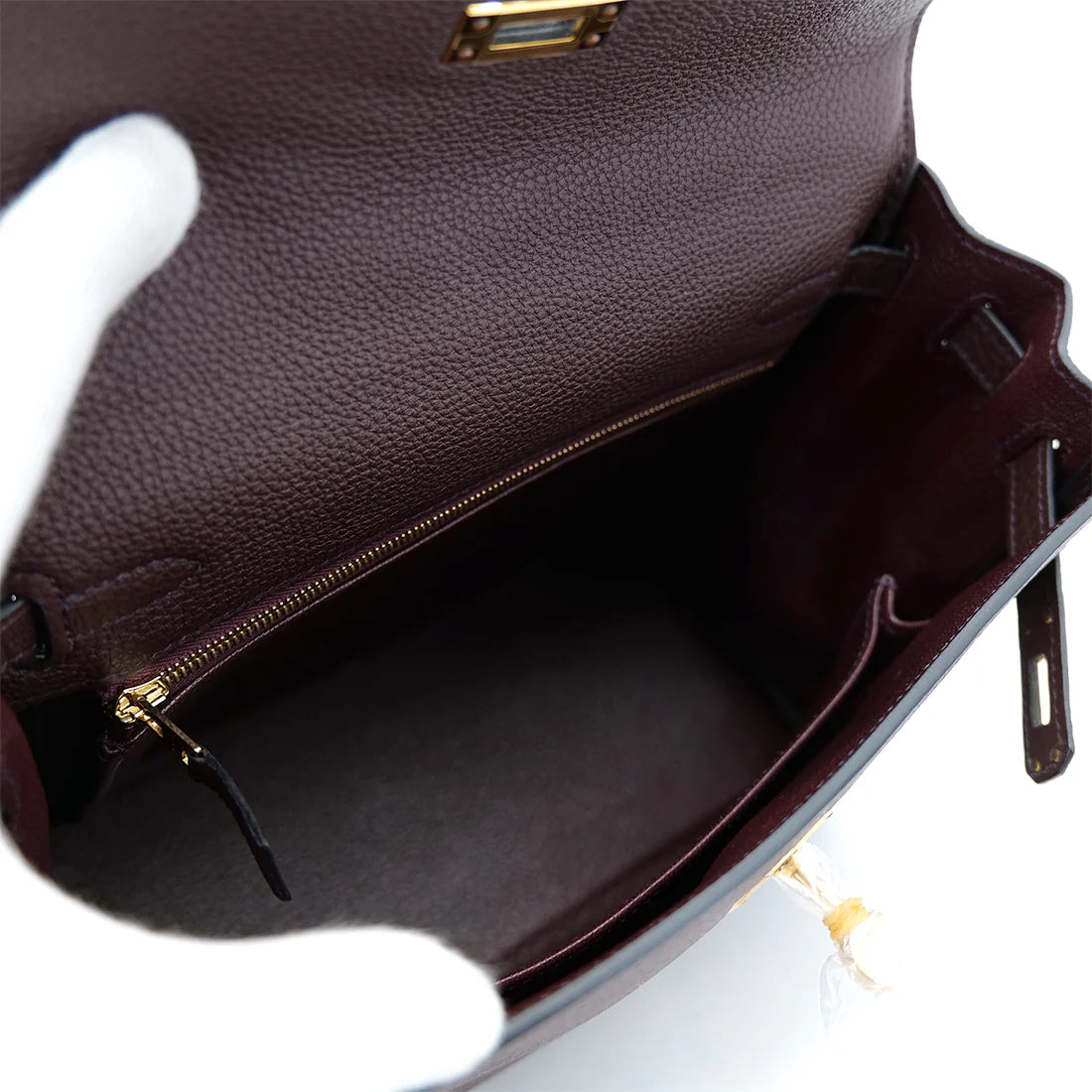 Hermes Kelly 25 - Rouge Sellier Togo