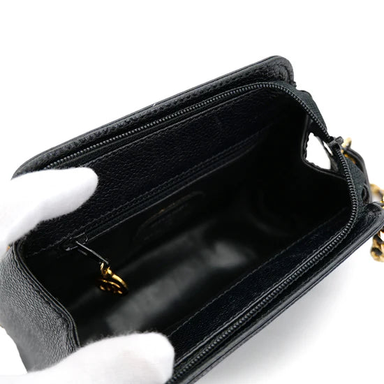 Vintage Caviar Crossbody Bag - Black Caviar (Available at Luxe Levels)