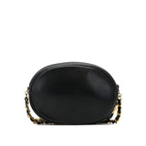 Vintage Tambourine Bag - Black Lambskin