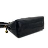 Vintage Embossed CC Tote - Black Lambskin