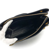 Vintage Embossed CC Tote - Black Lambskin