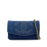 Vintage Denim Wallet - Blue Denim