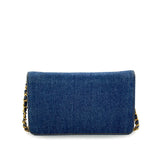 Vintage Denim Wallet - Blue Denim