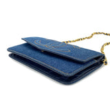 Vintage Denim Wallet - Blue Denim