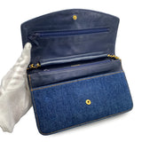 Vintage Denim Wallet - Blue Denim