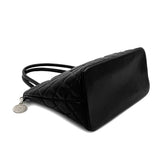 Vintage Medallion Tote - Black Caviar