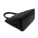 Vintage Medallion Tote - Black Caviar