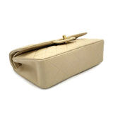 Vintage Medium Classic Flap - Beige Lambskin