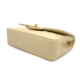 Vintage Medium Classic Flap - Beige Lambskin
