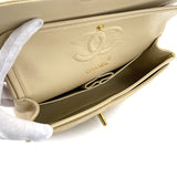 Vintage Medium Classic Flap - Beige Lambskin