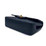 Vintage Small Classic Flap - Navy Lambskin