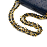 Vintage Small Classic Flap - Navy Lambskin