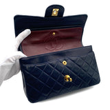 Vintage Small Classic Flap - Navy Lambskin