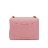 Vintage Mini Classic Flap - Pink Caviar