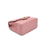 Vintage Mini Classic Flap - Pink Caviar