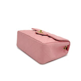 Vintage Mini Classic Flap - Pink Caviar