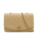 Vintage Medium Diana - Beige Lambskin