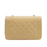Vintage Medium Diana - Beige Lambskin