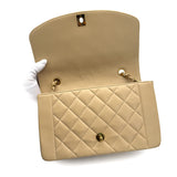 Vintage Medium Diana - Beige Lambskin