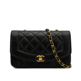 Vintage Small Diana - Black Lambskin
