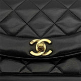 Vintage Small Diana - Black Lambskin