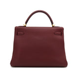 Vintage  Kelly 32 Retourne - Rouge H Togo