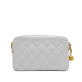Vintage Small Camera Bag - White Caviar