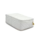 Vintage Small Camera Bag - White Caviar
