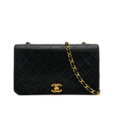 Vintage Medium Full Flap - Black Lambskin