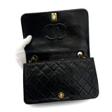 Vintage Medium Full Flap - Black Lambskin