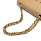 Vintage Small Classic Flap - Beige Lambskin