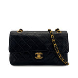 Vintage Small Classic Flap - Black Lambskin