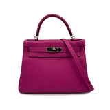 Vintage  Kelly 28 Retourne - Rose Purple Togo
