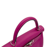 Vintage  Kelly 28 Retourne - Rose Purple Togo