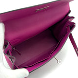 Vintage  Kelly 28 Retourne - Rose Purple Togo