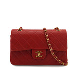 Vintage Small Classic Flap - Red Lambskin